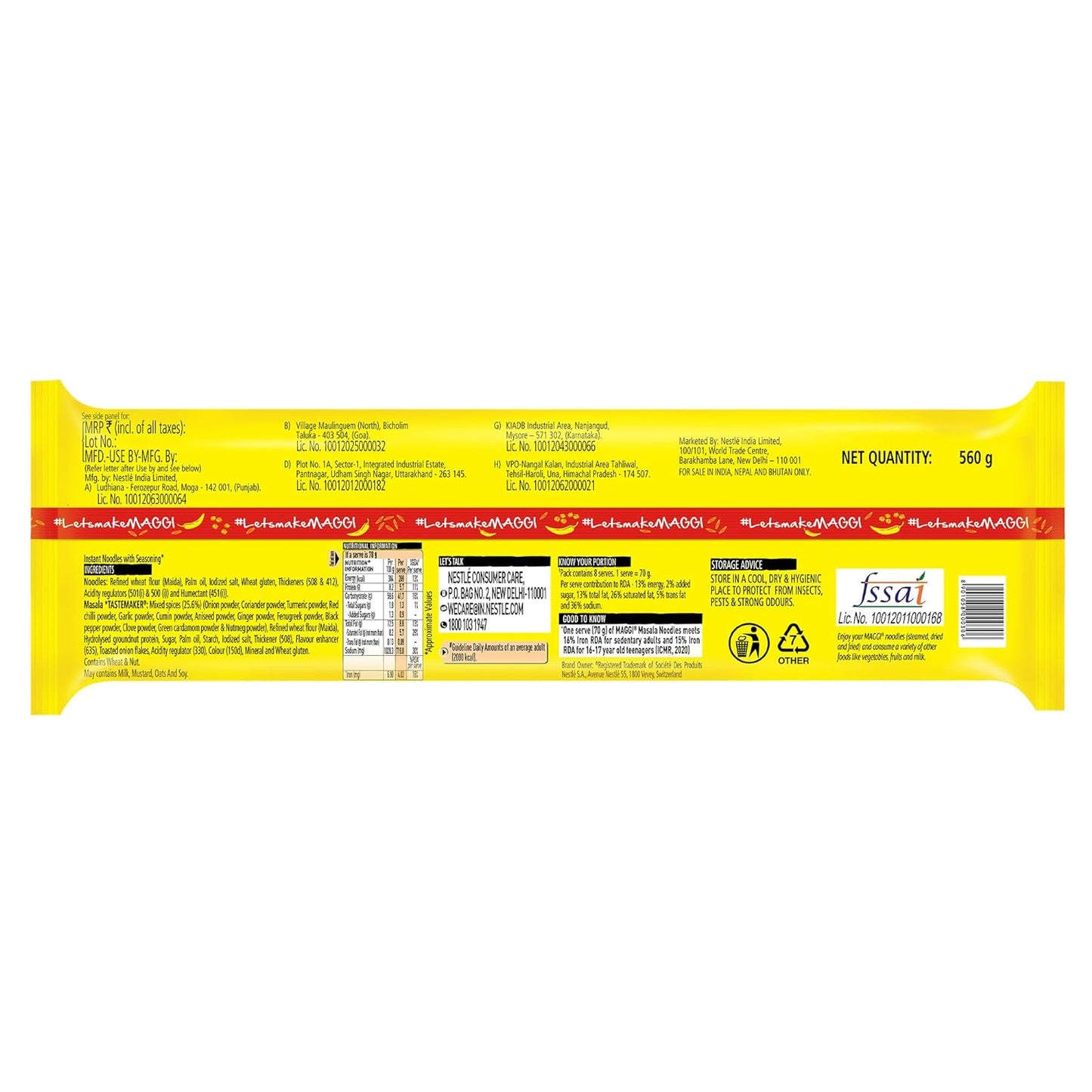 Maggi Instant Noodles 560g (Family Pack)