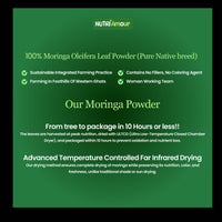 Nutriamour Organic Indian Moringa Powder 250g