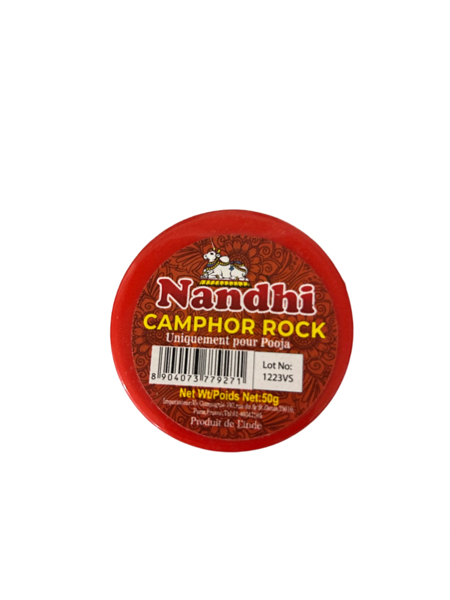 Nandhi Camphor Rock  karpooram 50g