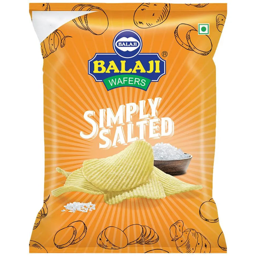 Balaji Crunchem Simply Salted Potato Chips 150g