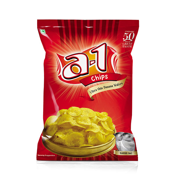 A1 Banana Chips wafers pouch 200g